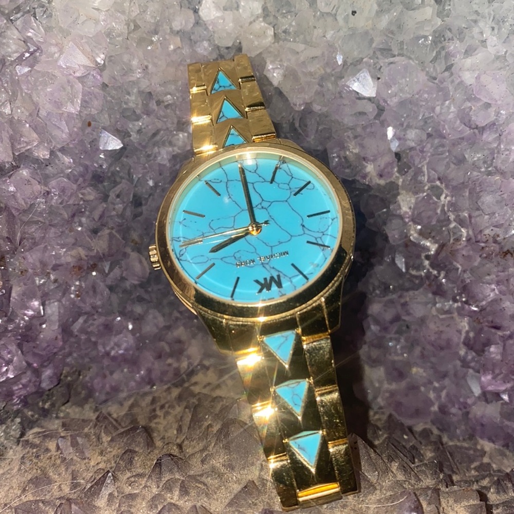 MK Michael Kors NW good n turquoise Watch